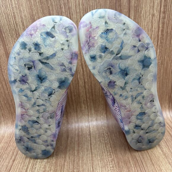 NOBULL Womens Watercolor Floral Purple Lilac Super Fabric New Insoles M 9.5 W 11 - Picture 6 of 8